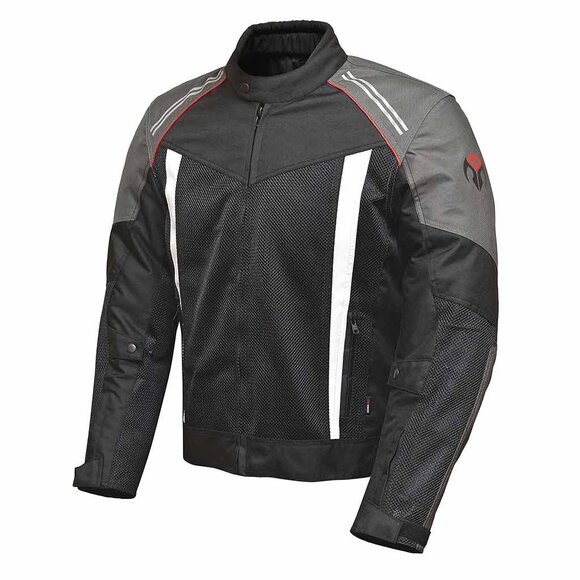 RIDERACT® Mens Motorbiker Black Jacket Riding Men Textile Men Jacket 2XL NEW - Picture 1 of 12